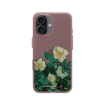iPhone 17 Clear (相機按鈕) 晶醺玫 - Van Gogh Museum - 野玫瑰