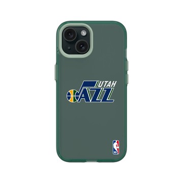 iPhone 15 Clear 憂墨綠 - NBA - Logo-猶他爵士 Utah Jazz - Light