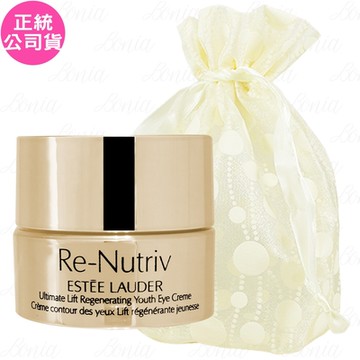 ESTEE LAUDER 雅詩蘭黛 白金級極萃賦活花秘眼霜(7ml)旅行袋組(效期2027.1-公司貨)