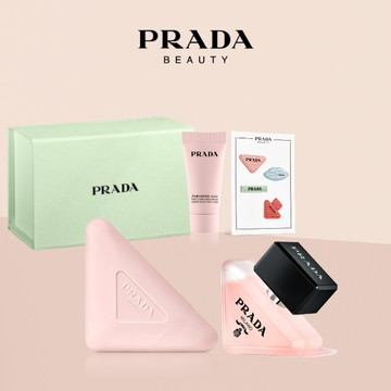 🔜快速出貨【PRADA】唯我疊香奢寵禮|奶木花香調|唯我護手霜x髮香 |享 體驗禮+禮袋|生日禮物