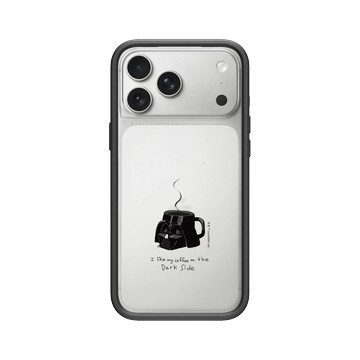 iPhone 17 Pro Max Mod NX -邊框背蓋組合 (相機按鈕) 黑 - 迪士尼-星際大戰 Star Wars - 黑武士-咖啡杯-幽默系列