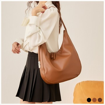 天藍小舖-摩卡慕斯皮革肩背流浪包-共3色-$590【A15153174】