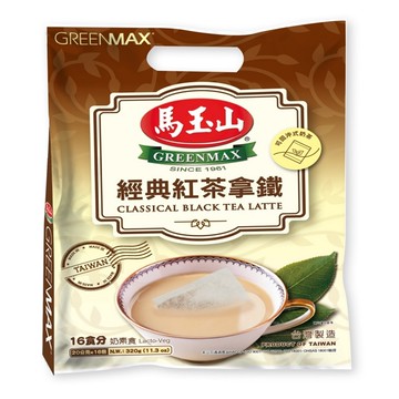 馬玉山經典紅茶拿鐵20g X16