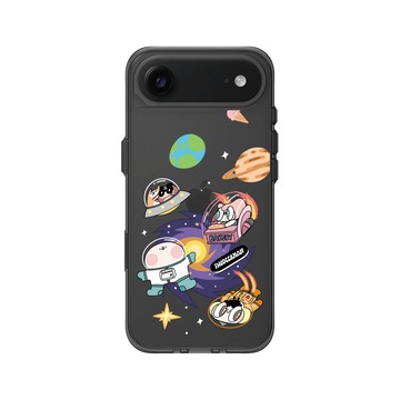 iPhone Air Clear (相機按鈕) 酷墨灰 - 鹿人 Twodeerman - 鹿人宇宙散步