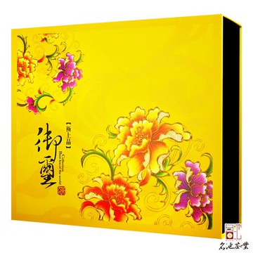 【名池茶業】梨山手採高山茶葉禮盒150gx2（御璽款-黃）