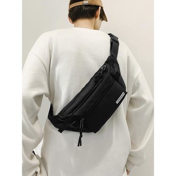 男生ins潮牌日系運動手機胸包