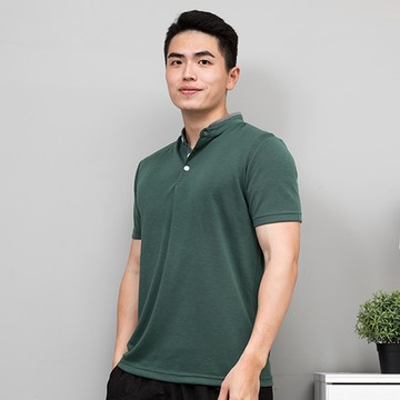 O5 PRO｜奇異POLO－男版/立領 (大地綠)