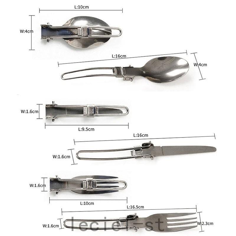 カトラリーセット アウトドア キャンプ ハイキング フォーク スプーン ナイフ 折畳式 食器 収納ケース付き 超軽量