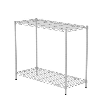 特力屋 烤漆二層架寬106*深46*高90公分(白)