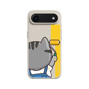 iPhone Air SolidX 貝殼灰 - VITA VITA．塔仔是隻貓 - 刷完才能回家款