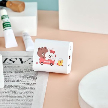LINE FRIENDS MINI-愛的推車USB3.0+PD20W雙孔充電器