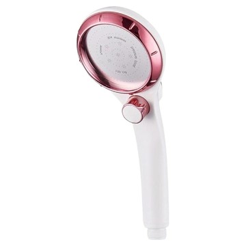 葉子小舖增壓節水蓮蓬頭 白玫瑰金 一鍵止水 安裝簡便  1個