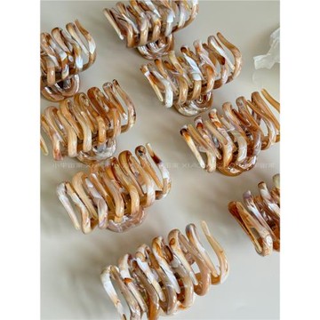 溫柔沙漠~【高定版】巨能抓超大號鯊魚夾加寬發量多抓夾絕美發卡