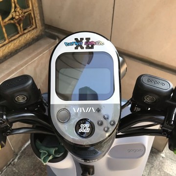 GOGORO MIX造型儀表貼  灰色  1個