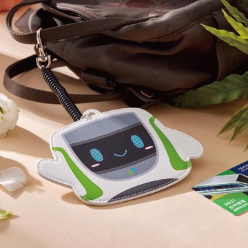 台中捷運 小綠綠卡套 悠遊卡票卡夾 TR鐵道故事館