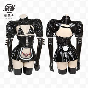 在庫処分 暗黒王朝 暗黒のメイド うさぎの女 コスプレ衣装+髪飾り+ 