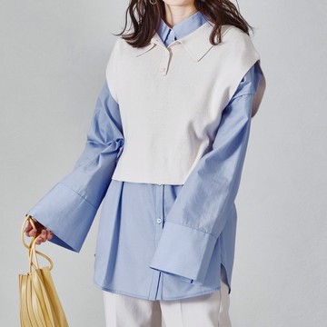 Polo針織背心 (AC1347)