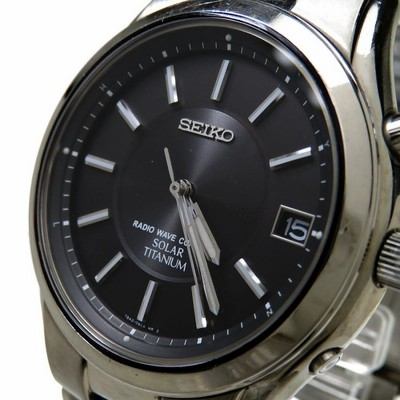 【良品】7B42-0AN0 SBTM193　電波ソーラーチタン腕時計セイコー SEIKO】7B42-0AN0 SBTM193電波ソーラーチタン腕時計セイコー