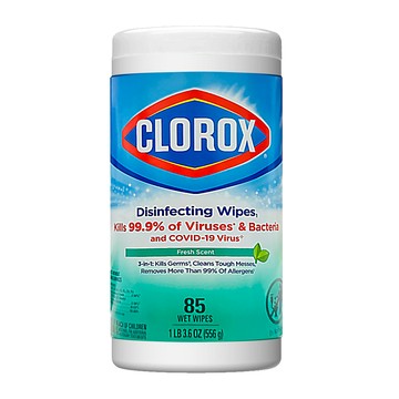 廚房清潔劑 CLOROX萬用清潔擦拭濕巾85抽-清新香