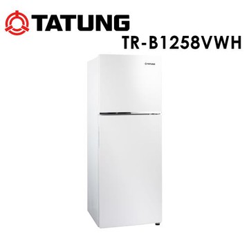 【TATUNG 大同】大同250公升雙門變頻冰箱TR-B1258VWH~含拆箱定位+舊機回收