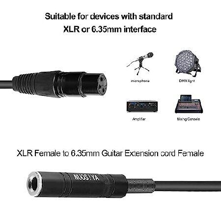 NUOSIYA Music Cables Pcs Set, Guitar Patch Cable, 3.5mm to TS Extension Cable, 3.5mm to XLR Male Cable, XLR Male to Female, XLR Female to 6.35mm