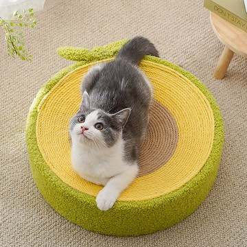 【喵仙兒】酪梨麻繩貓抓窩