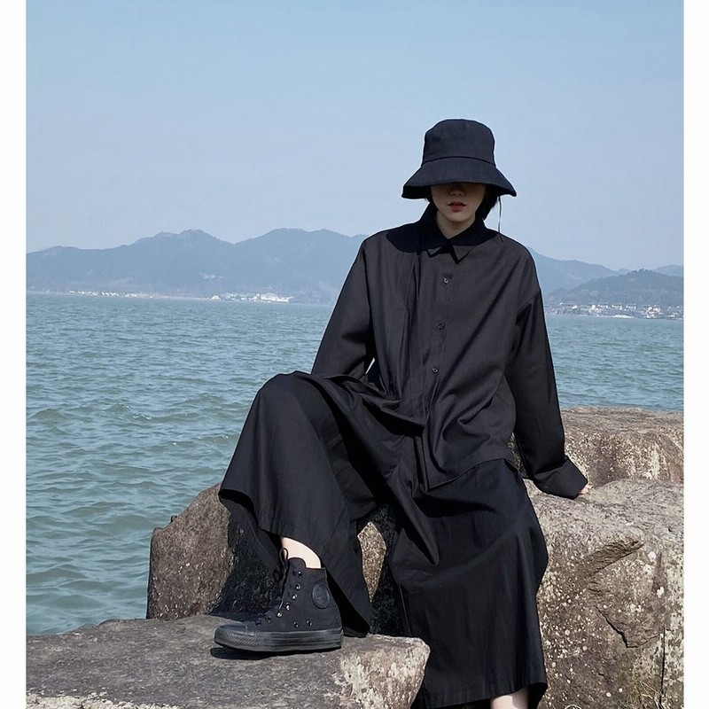 モード系 シャツ レディース メンズ モード系 トップス ゴシック ブラウス 韓国 原宿 個性的 通販 Lineポイント最大0 5 Get Lineショッピング