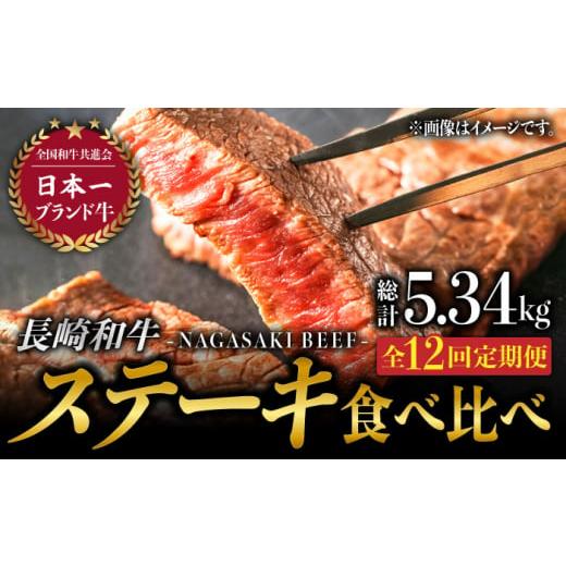 ふるさと納税 長崎県 東彼杵町 贅沢 長崎和牛 ステーキ食べ比べ   サーロイン ランプ ヒレ ザブトン いちぼ ミスジ ステーキ肉 赤身 牛肉 和牛 …