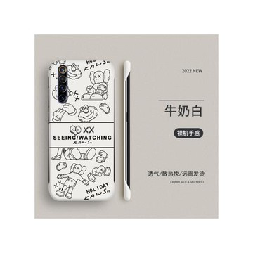 適用realmex50手機殼男新款真我x50無邊框創意潮牌KAWS芝麻街oppo真我x50超薄保護套防摔磨砂散熱硬殼高級女