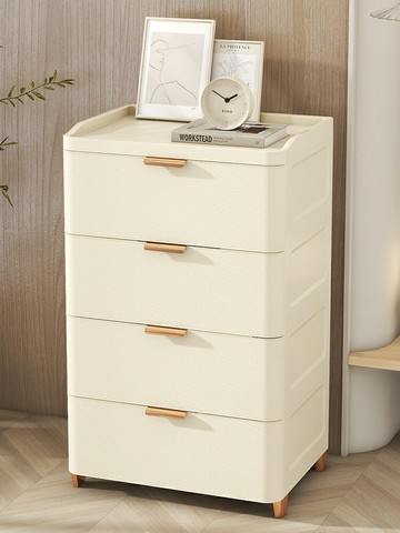 免運 收納箱 床頭收納柜抽屜式多層客廳雜物零食柜子儲物柜加深五斗柜