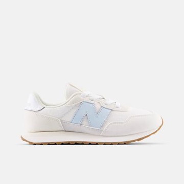 New Balance 紐巴倫 237 [PH237WF] 中童 運動休閒鞋 復古鞋 寬楦 舒適 彈性鞋帶 米杏藍