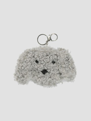 ROLA PUPPY FRIENDS POUCH KEYRING [GRAY]