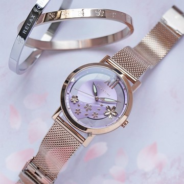 RELAX TIME 2021夢幻鏤空女錶 永恆系列-紫 RT-96-3