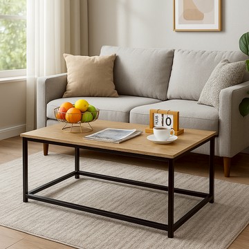 EASY HOME | 北歐風防潑水茶几桌-5954 (不含運) 小戶型 簡易桌 客廳桌 耐熱