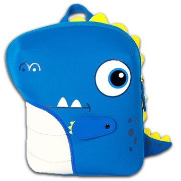【NOHOO諾狐】幼童背包 (3~4歲) 恐龍系列-藍色(公司貨)