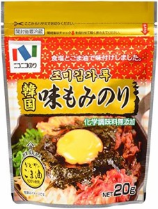 ニコニコのり 韓国味もみのり 20g ×10袋