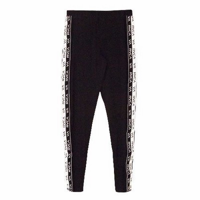 RVCA ルーカ レディース SIDE LOGO LEGGINGS サイド テープ ロゴ