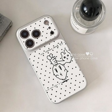 適用蘋果17手機殼女iphone16新卡通ip14por被制裁的兔被制裁的兔