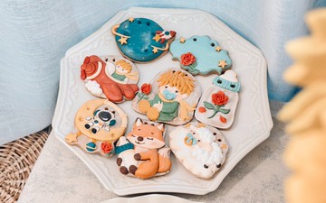 小王子風糖霜餅乾 收涎餅乾 生日餅乾