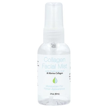 Hyalogic, 含透明質酸和海洋膠原蛋白的膠原蛋白麵部噴霧，無香，2 液量盎司（59 毫升）