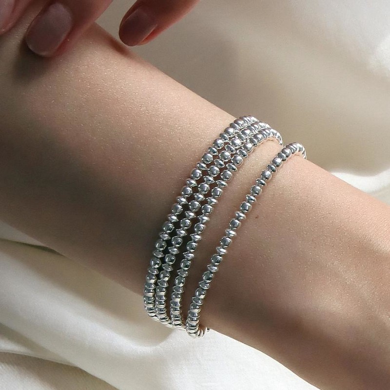 harpo シルバービーズネックレス HARPO アルポ Navajo round and saucer silver beads necklace