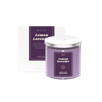經典天然大豆蠟燭-檸檬薰衣草 (S)/165g 檸檬薰衣草 (S)
