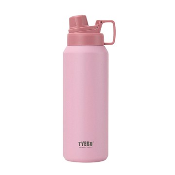 【H&R安室家】TYESO泰碩 提把304不鏽鋼保溫瓶750ml(H74)粉