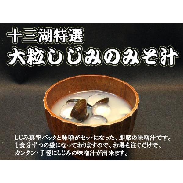 青森十三湖産 しじみ 味噌汁 3パックお試しセット 送料無料