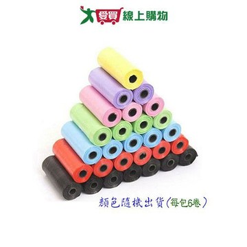 《高精寵物》寵物拾便垃圾袋-6入【愛買】