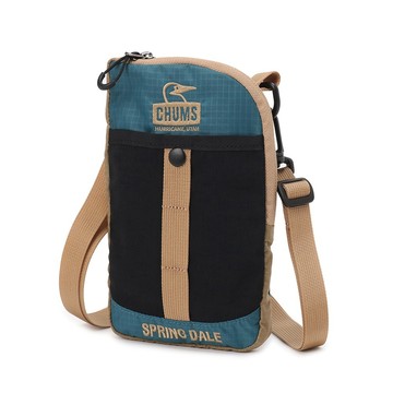 CHUMS Spring Dale Mini Shoulder Bag肩背包 藍色/米色 CH604102A099
