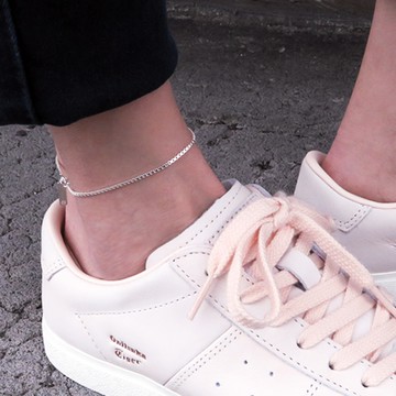 ART64 純銀 極細版 威尼斯腳鍊 銀白款(1.3mm細鍊) 925純銀腳鍊 女生腳鍊 男生腳鍊 衝浪繩