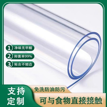 🔥臺灣熱賣好物🔥透明pvc桌佈免洗防水防油防燙餐桌茶幾墊水晶闆長方形臺佈軟玻璃