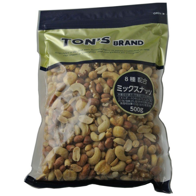 東洋ナッツ食品 TON'S ミックスナッツ 500g