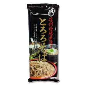 加藤産業 麺有楽　信州とろろそば 360g×20個セット